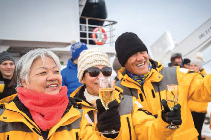 Be one of the few travellers to venture to 66°33’S