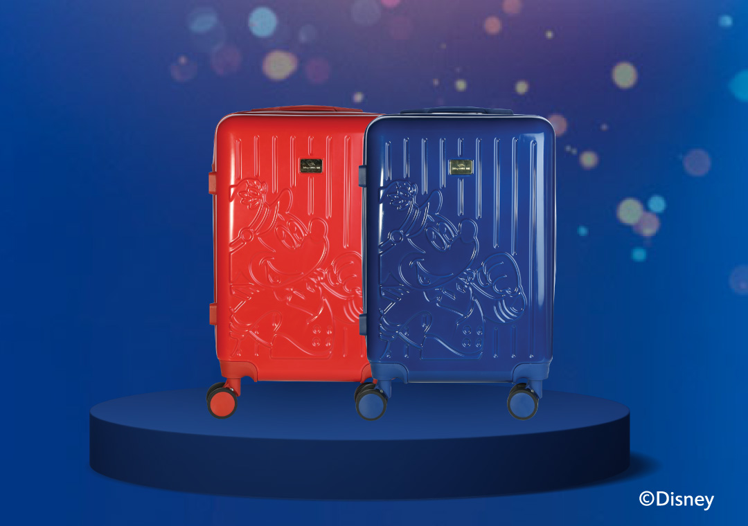 Redeem an exclusive Captain Mickey Mouse cabin luggage